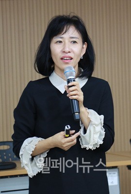 한국장애인개발원 서해정 부연구위원이 발언하고 있다.