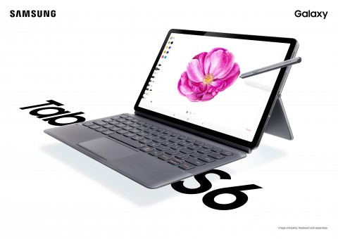 삼성전자가 태블릿 신제품 갤럭시 탭 S6을 공개했다