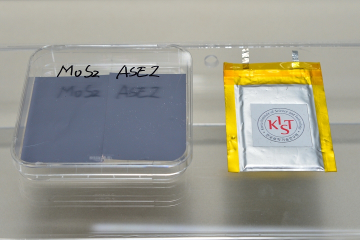 리튬-알루미늄 합금 음극(왼쪽), 리튬금속전지(오른쪽)
