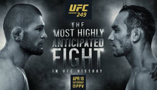 ▲ 출처 : 네이버 < UFC 249 > 하빕 VS 퍼거슨 공식 포스터