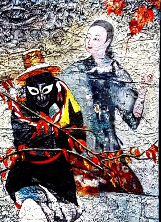 성지민 화백의 고구려 벽화의 재구성  '한국의 멋' 그림