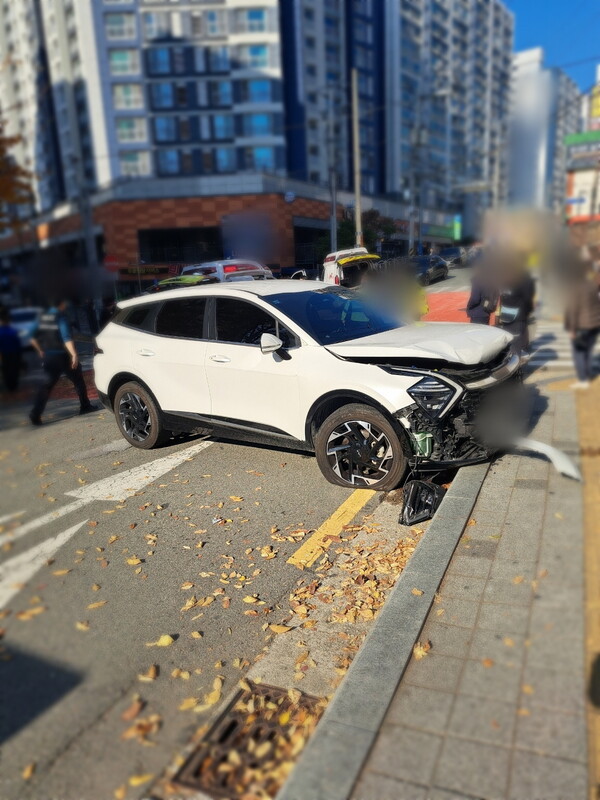 사고현장 (사진=부산남부경찰서 제공)